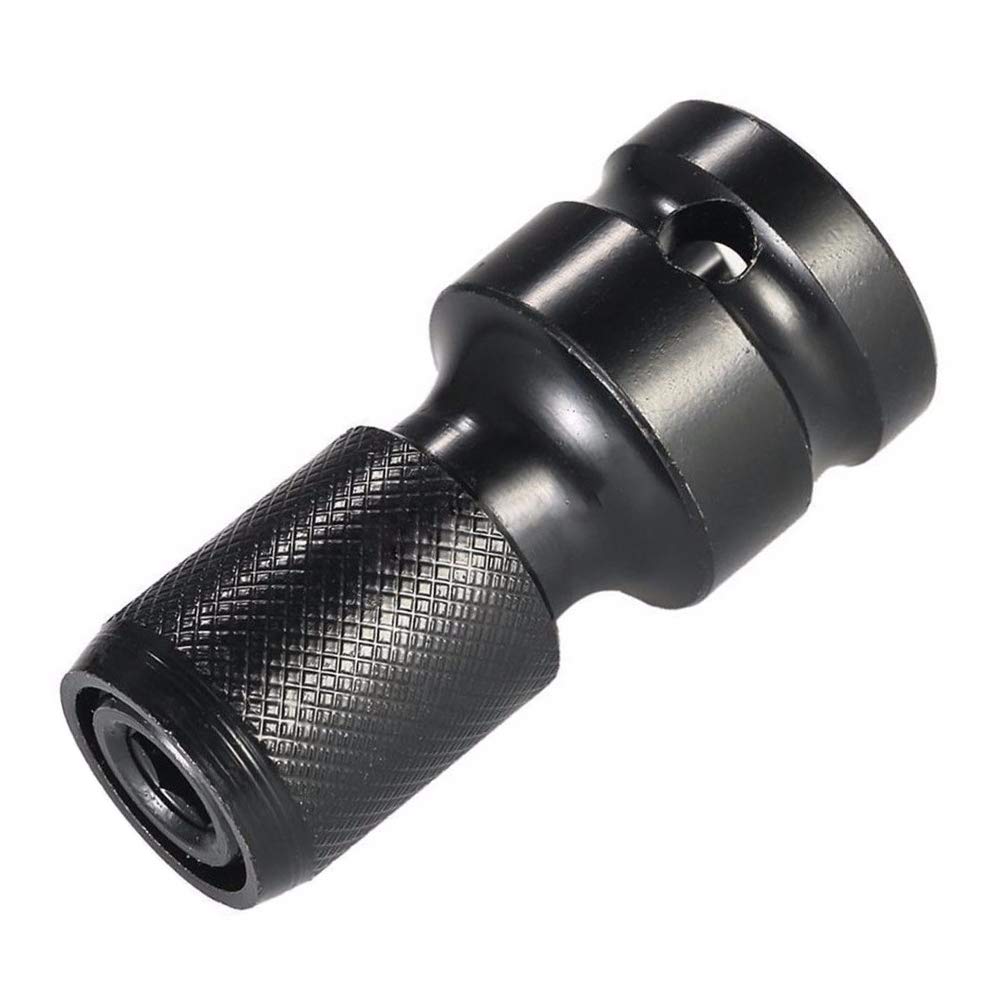 1/2 Inch Square Female to 1/4 Inch Hex Female Socket Adapter