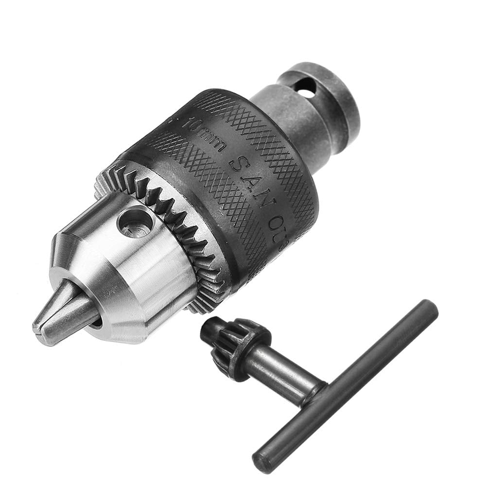 1.5-10mm 1/16" - 3/8" Capacity Key Drill Chuck