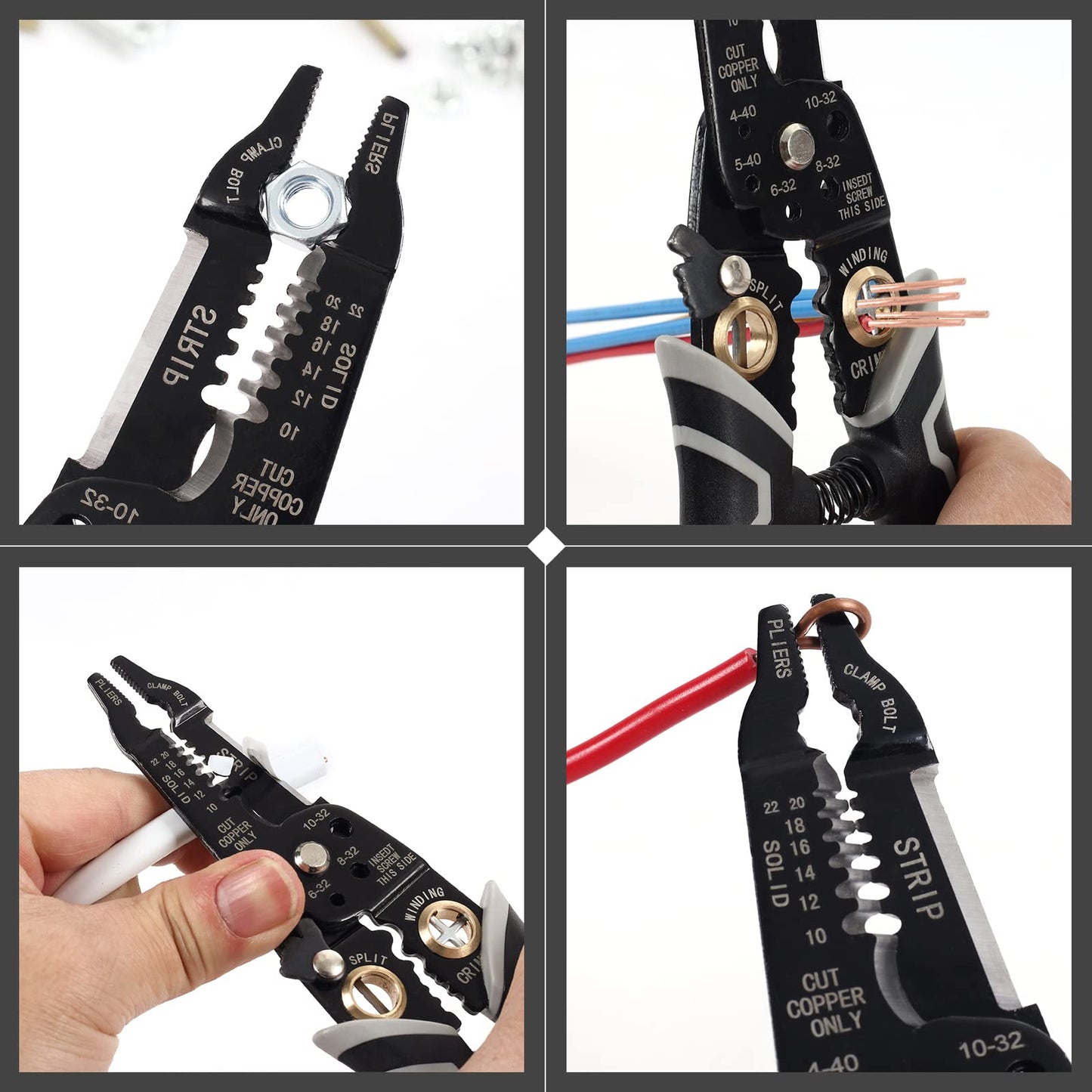Wire Stripper Tool - 9-in-1 Multi-Function Wire Cutter