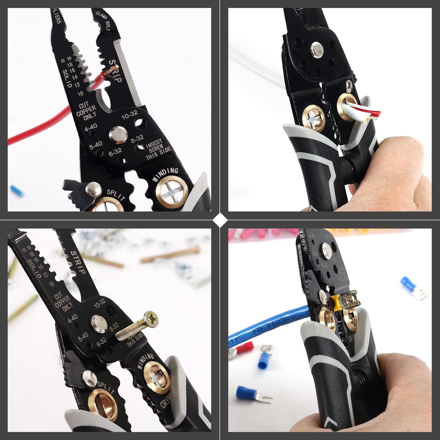 Wire Stripper Tool - 9-in-1 Multi-Function Wire Cutter