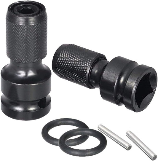 1/2 Inch Square Female to 1/4 Inch Hex Female Socket Adapter