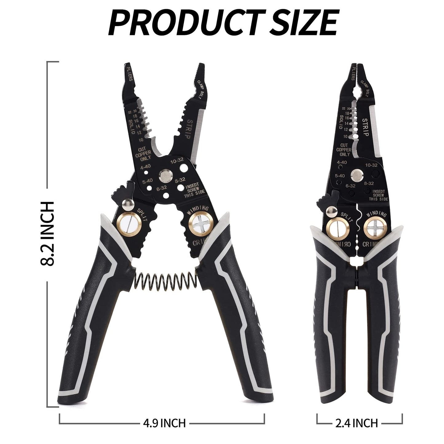Wire Stripper Tool - 9-in-1 Multi-Function Wire Cutter