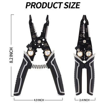 Wire Stripper Tool - 9-in-1 Multi-Function Wire Cutter