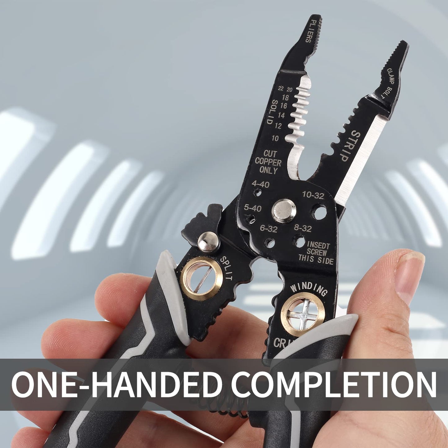 Wire Stripper Tool - 9-in-1 Multi-Function Wire Cutter