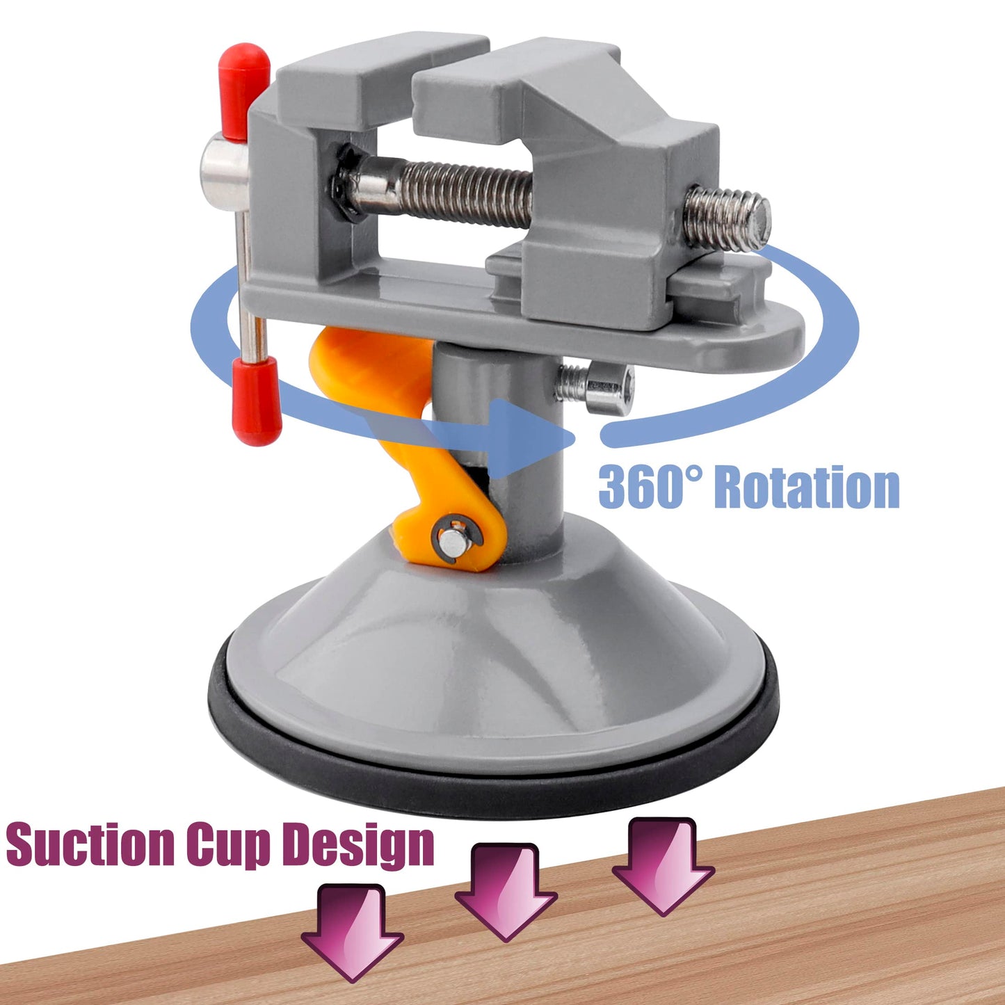 Mini Bench Vise 360 Degree Suction Vise