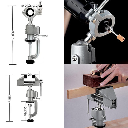 2 in 1 Universal Rotate 360° Work Clamp-On Vise